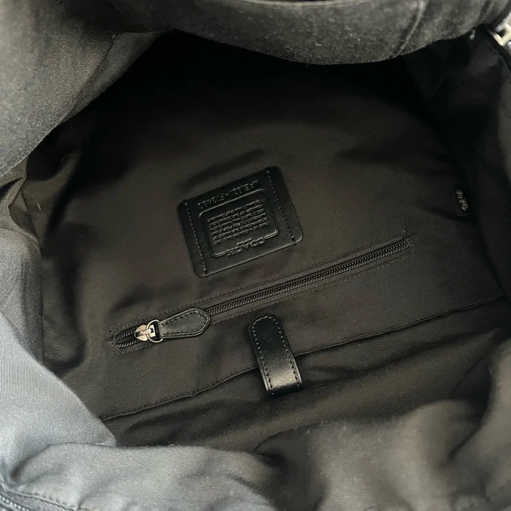 Coach Men's Brown and Black Backpack